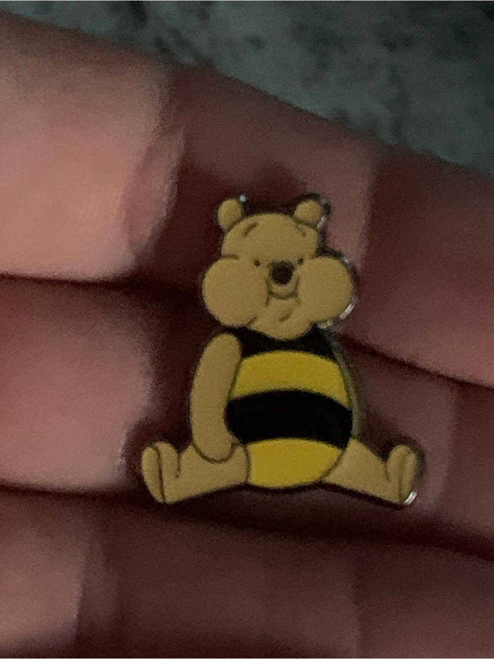 Disney Japan Winnie the Pooh Running Dressed as Bee Hunny Funny Sunny Set Pin